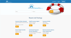 Desktop Screenshot of insurancecareersite.com